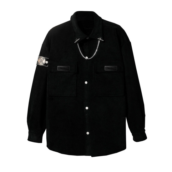 MWM Ανδρικό πουκάμισο Overshirt With Chain